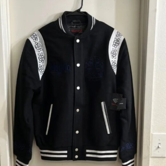 Diamond Supply Co. Black Varsity Jacket - Picture 1 of 11